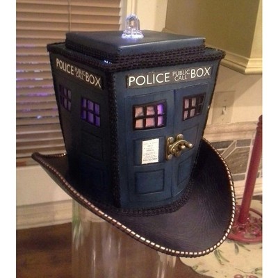 Image for: Tardis Hat by Janice Dominguez