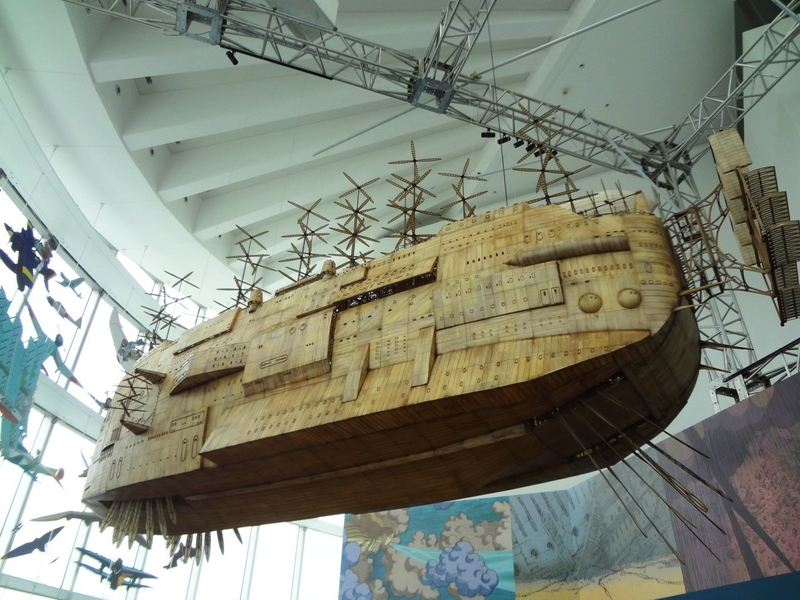 Image for: The spectacular floating ship from Castle in the Sky at The Ghibli Expo, Roppongi Hills Tokyo City!