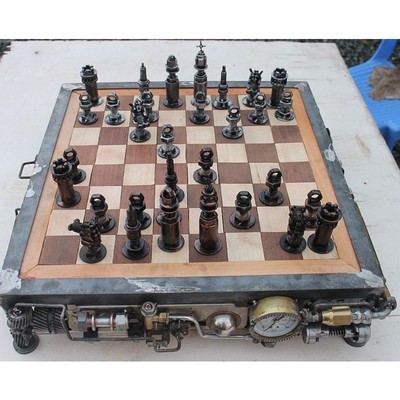 Image for: Steampunk Chess Set, by Ram Mallari Jr.