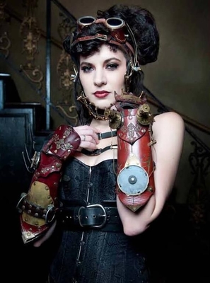 Image for: Steampunk girl
