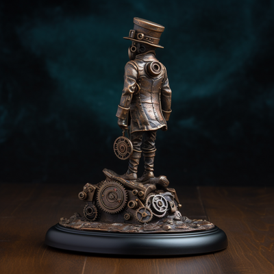 Image for: Minimalist steampunk bronze
