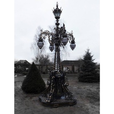 Image for: Steampunk Outdoor Lamp Post by Valery Suvorov