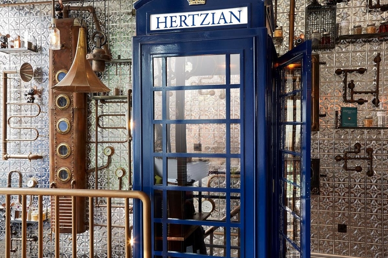 Image for: Time travel, steampunk and botany inspire Victorian-themed Indian restaurant