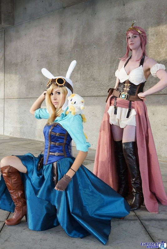 Image for: Steampunk Adventure Time Fionna and Bubblegum