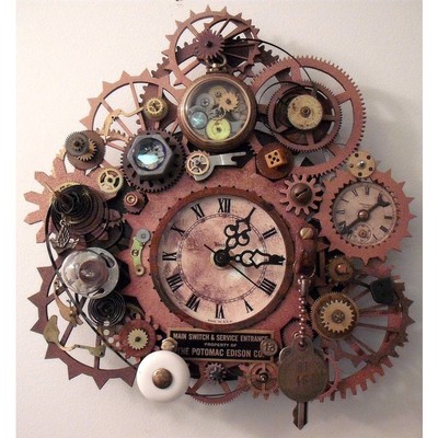 Image for: E.K. Original Steampunk Clock