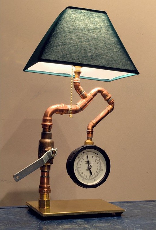Image for: Steampunk Industrial Lamp by ElecGuitarBuilder