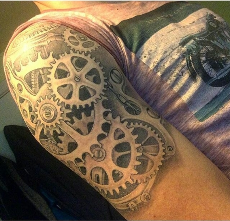 Image for: Steampunk Cogs Tattoo
