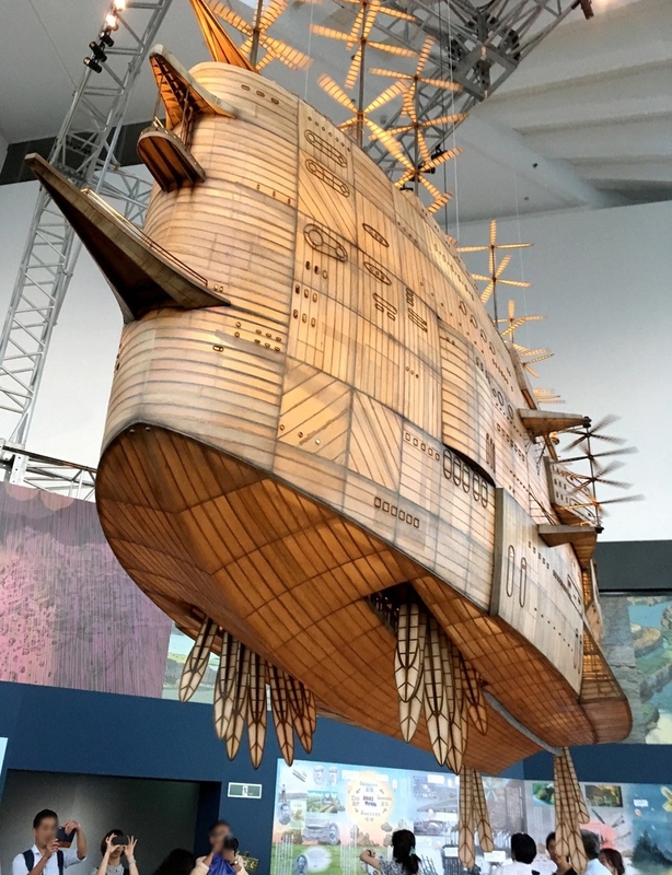Image for: The spectacular floating ship from Castle in the Sky at The Ghibli Expo, Roppongi Hills Tokyo City!