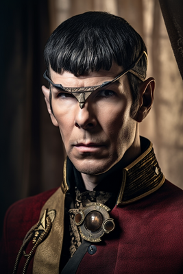 Image for: Spock in steampunk attire