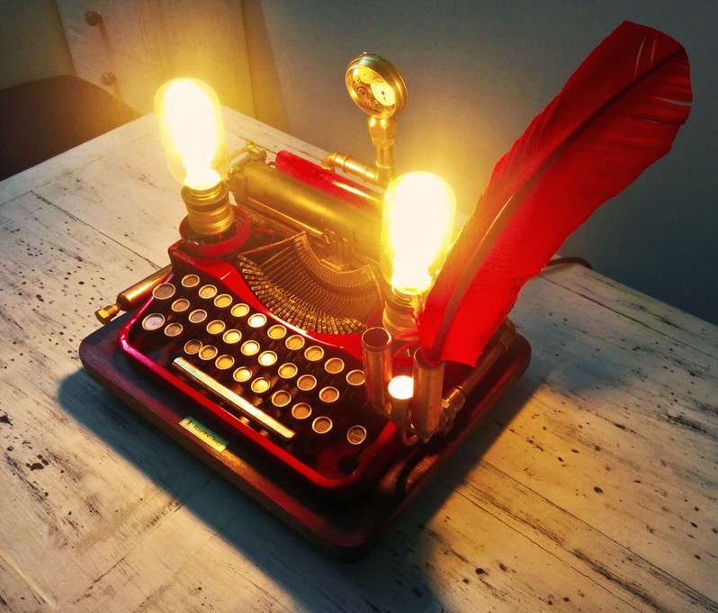 Image for: Typewriter Lamp