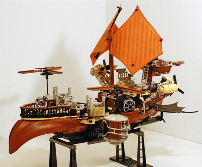 Image for: Awesome LEGO-Steampunk Yacht