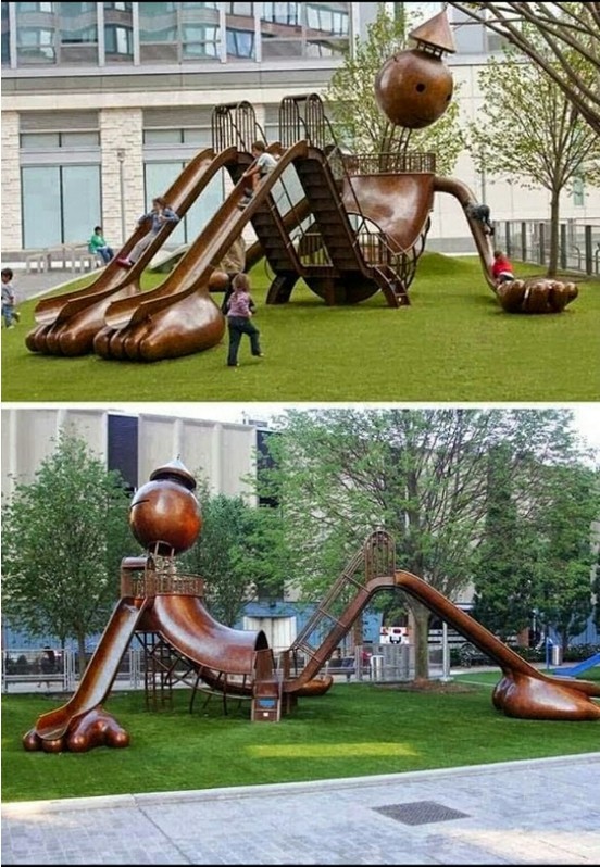 Image for: Tom Otterness' Silver Towers Playground in New York City