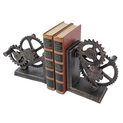 Image for: Steampunk Bookshelf Ends
