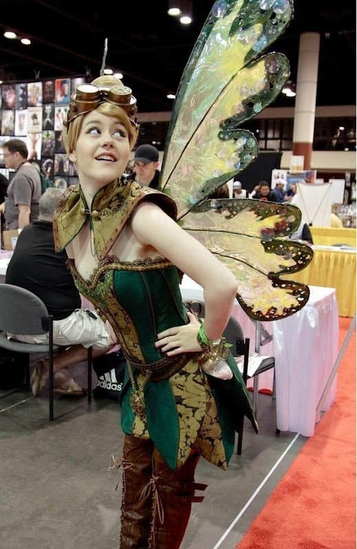 Image for: Steampunk Tinkerbell cosplay created by Firefly Path