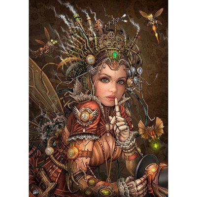 Image for: Silence Please - Steampunk Fairy by David Puertas