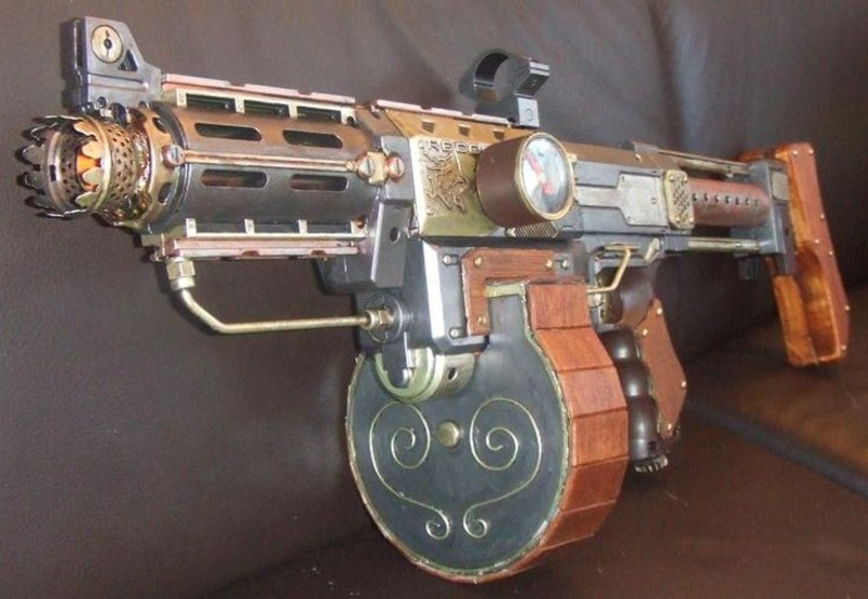 Image for: Nerf modification, used for steampunk LARP's.