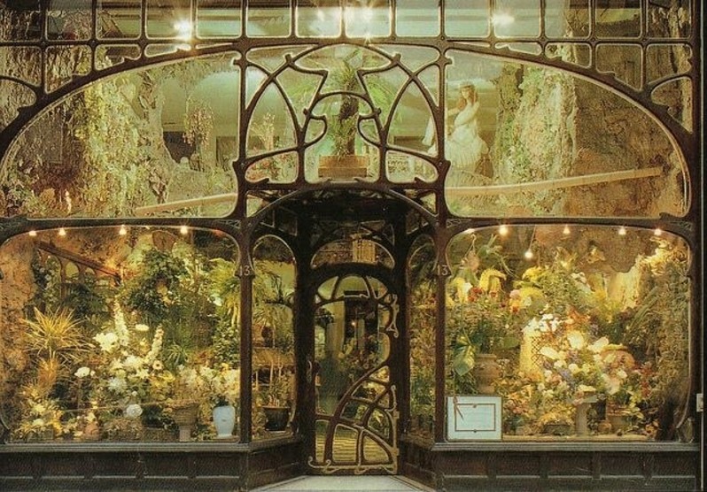 Image for: Flower Shop, Brussels... Designed by Paul Hankar, XlX Century