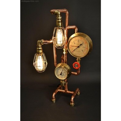 Image for: Jules Verne Desk Lamp - Antiques Atlas