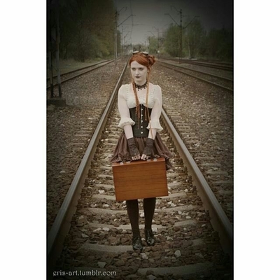 Image for: Waiting for a steam train