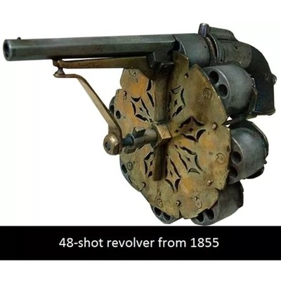 Image for: 48-shot revolver from 1855