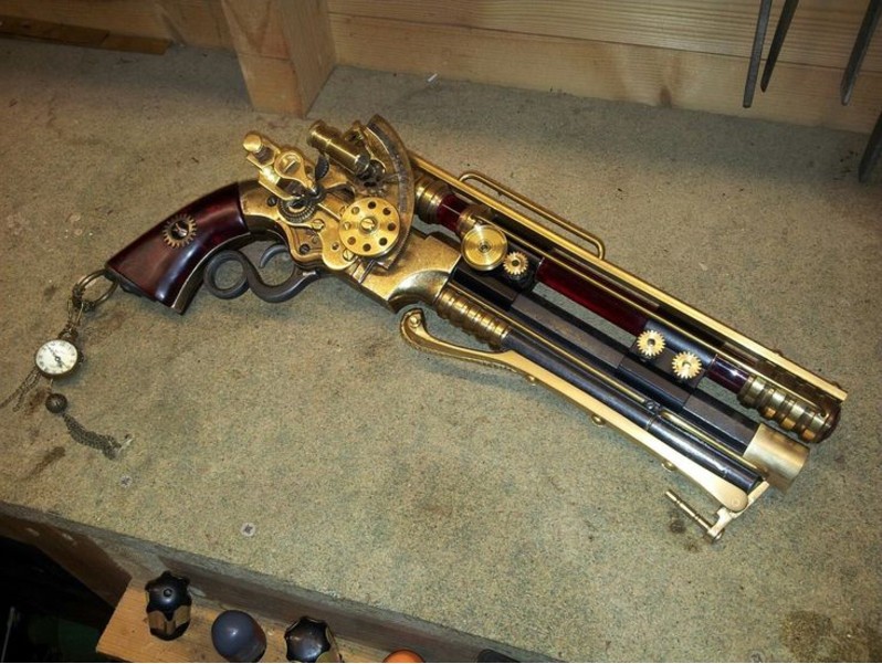 Image for: Steampunk Tendencies | Dave Crook's Pistol