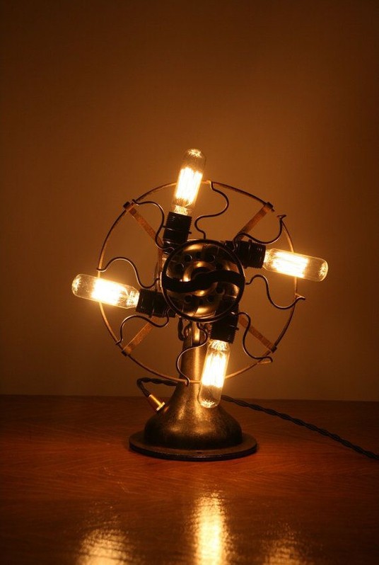 Image for: Industrial Steampunk Desk Lamp